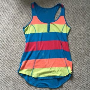 5/$15 Maurices Razorback Multi-colored Tank Top